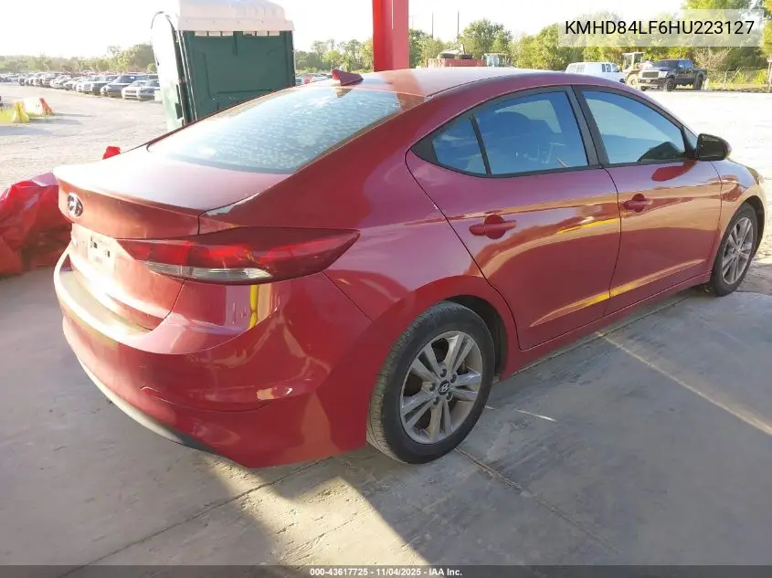 KMHD84LF6HU223127 2017 Hyundai Elantra Se
