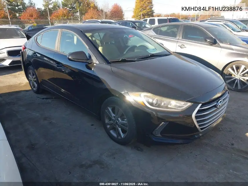 KMHD84LF1HU238876 2017 Hyundai Elantra Value Edition