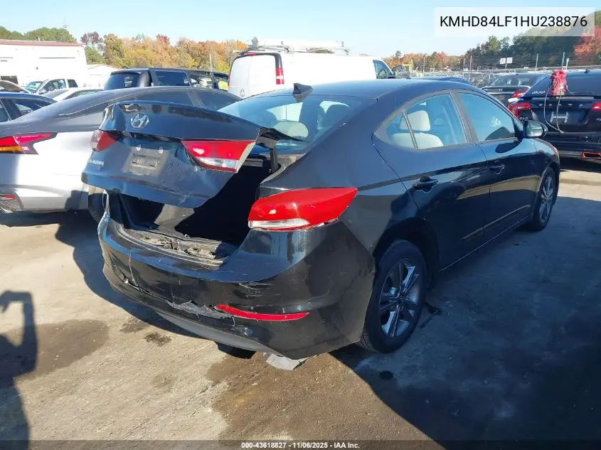KMHD84LF1HU238876 2017 Hyundai Elantra Value Edition