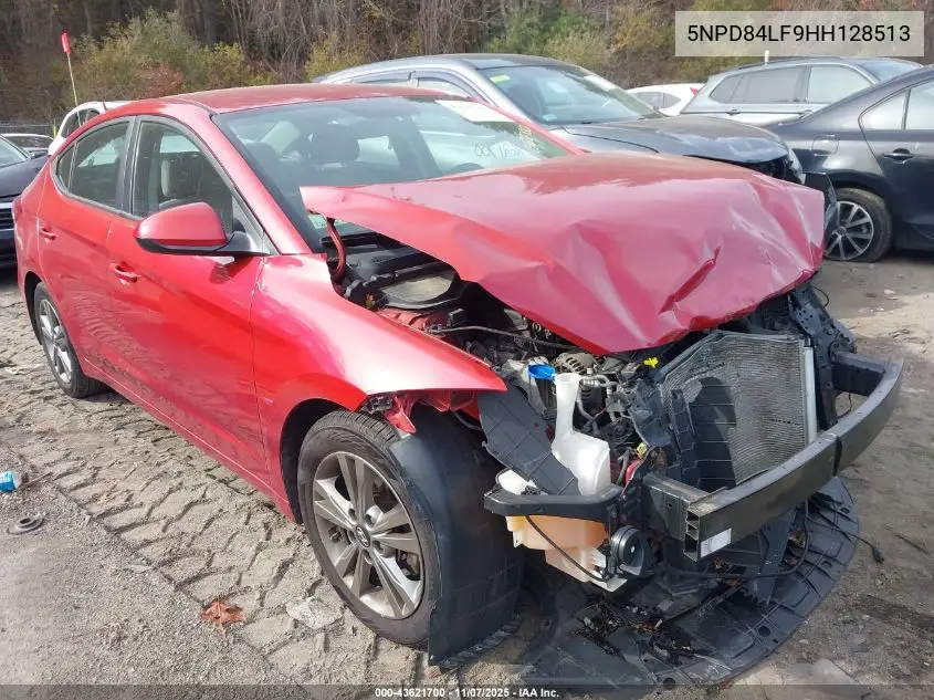 5NPD84LF9HH128513 2017 Hyundai Elantra Se