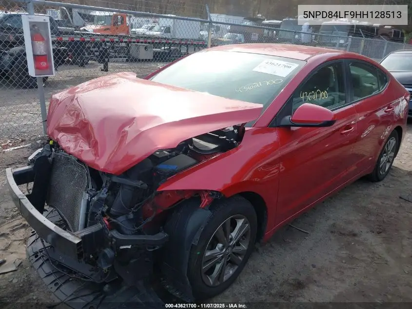 5NPD84LF9HH128513 2017 Hyundai Elantra Se