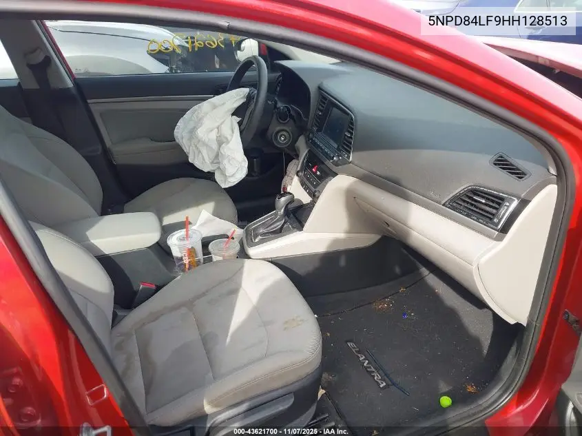 5NPD84LF9HH128513 2017 Hyundai Elantra Se