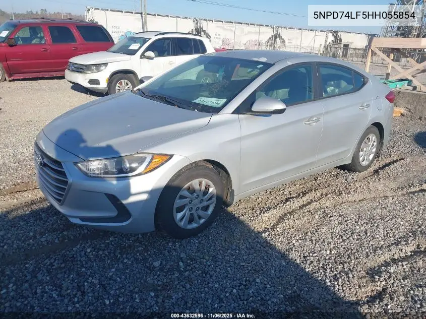 5NPD74LF5HH055854 2017 Hyundai Elantra Se