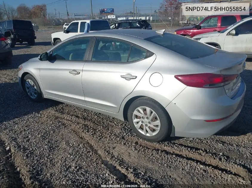 5NPD74LF5HH055854 2017 Hyundai Elantra Se