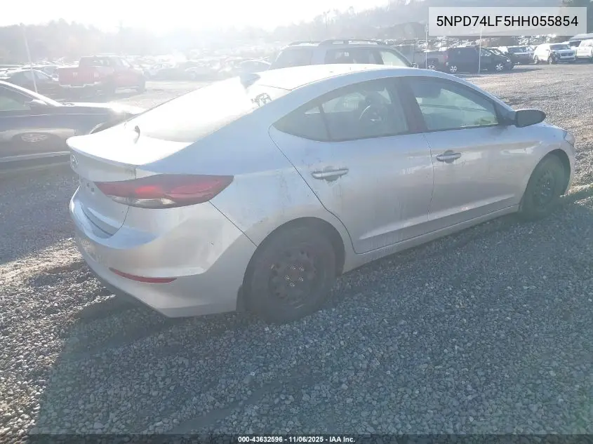 5NPD74LF5HH055854 2017 Hyundai Elantra Se