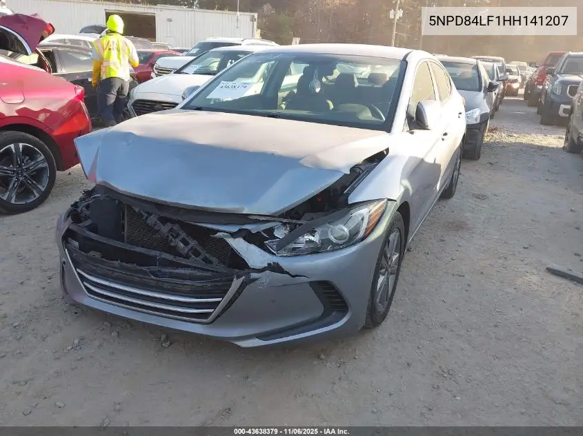 5NPD84LF1HH141207 2017 Hyundai Elantra Se