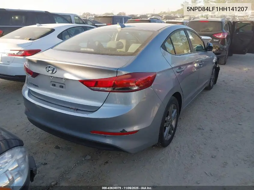 5NPD84LF1HH141207 2017 Hyundai Elantra Se