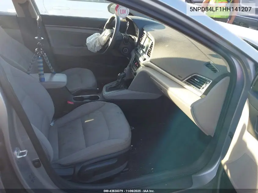 5NPD84LF1HH141207 2017 Hyundai Elantra Se