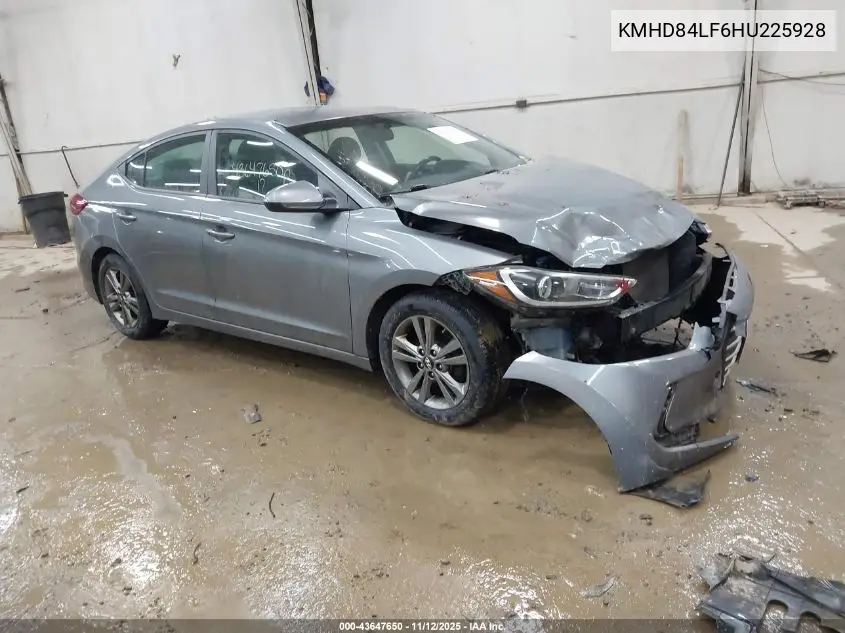 KMHD84LF6HU225928 2017 Hyundai Elantra Se