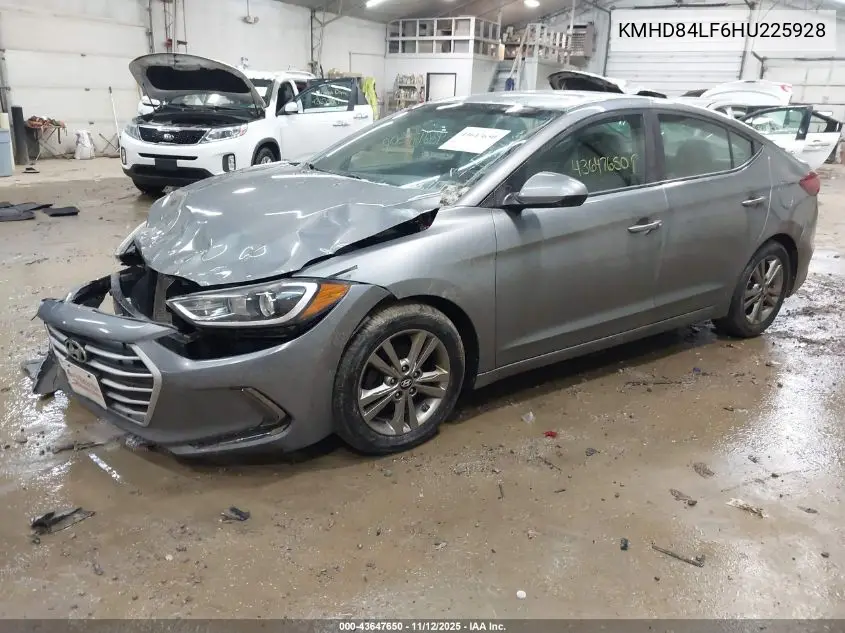KMHD84LF6HU225928 2017 Hyundai Elantra Se