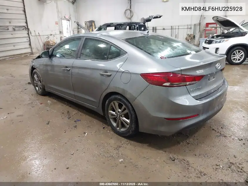 KMHD84LF6HU225928 2017 Hyundai Elantra Se