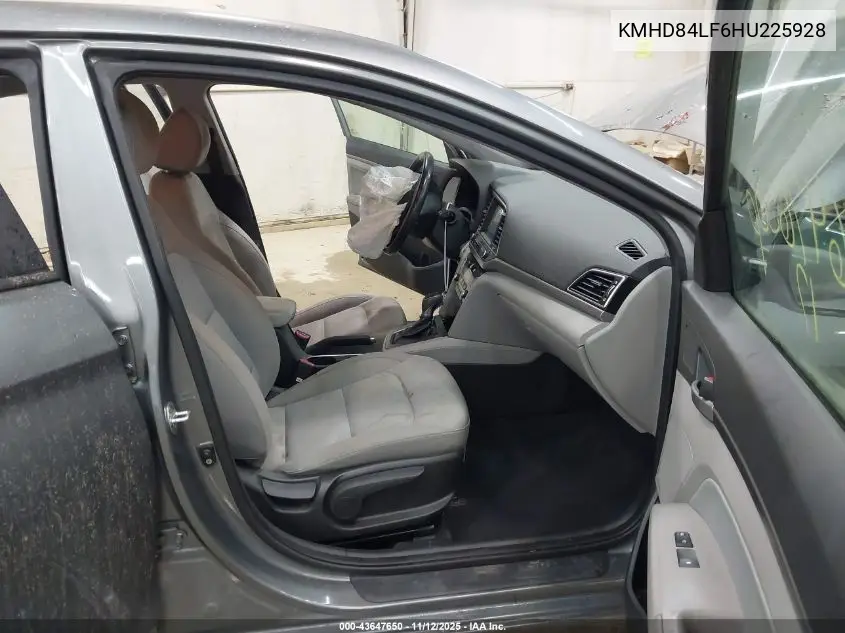 KMHD84LF6HU225928 2017 Hyundai Elantra Se