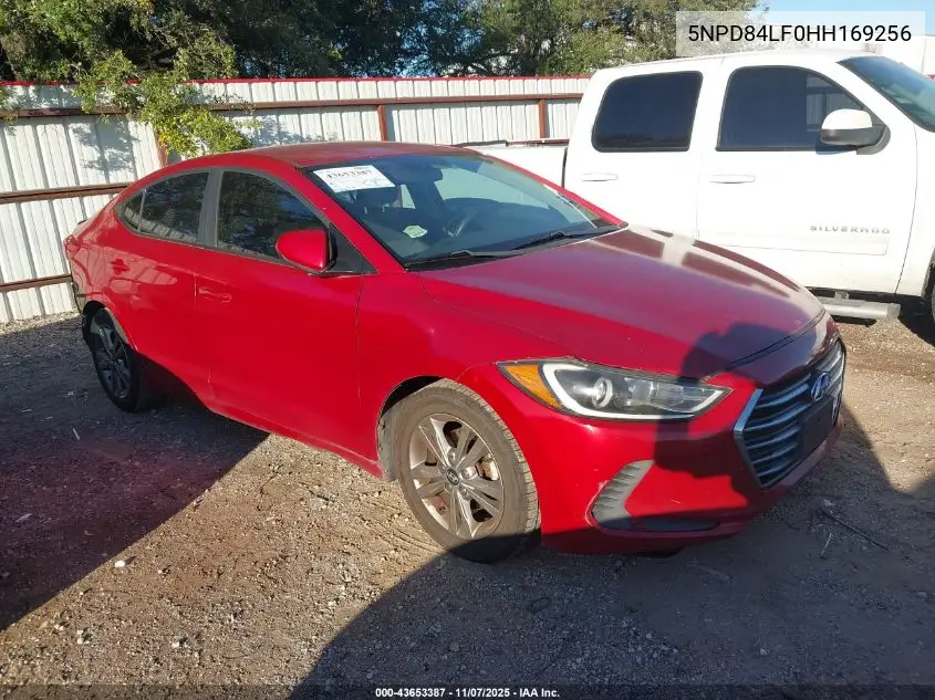 5NPD84LF0HH169256 2017 Hyundai Elantra Se