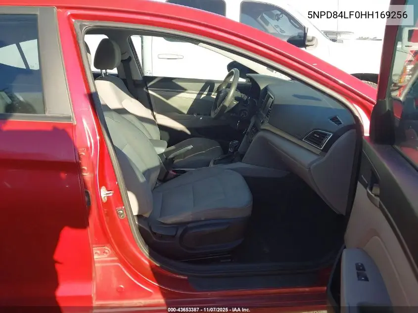 5NPD84LF0HH169256 2017 Hyundai Elantra Se