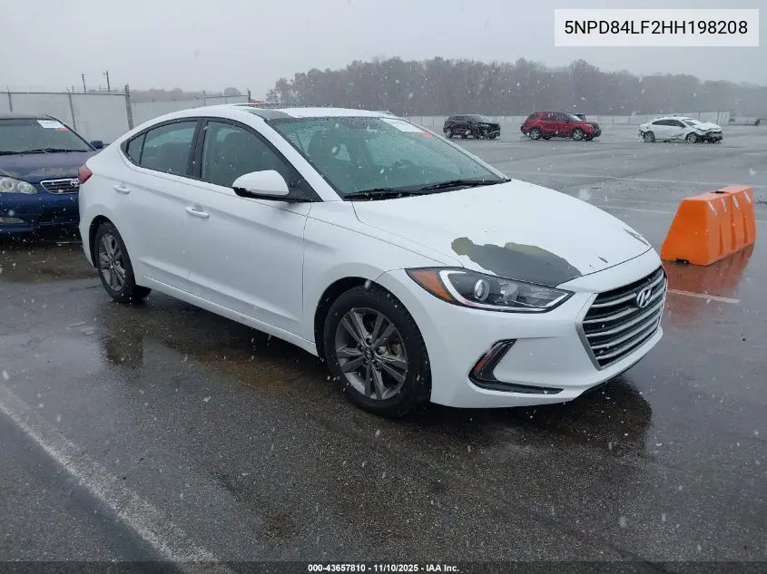 5NPD84LF2HH198208 2017 Hyundai Elantra Value Edition