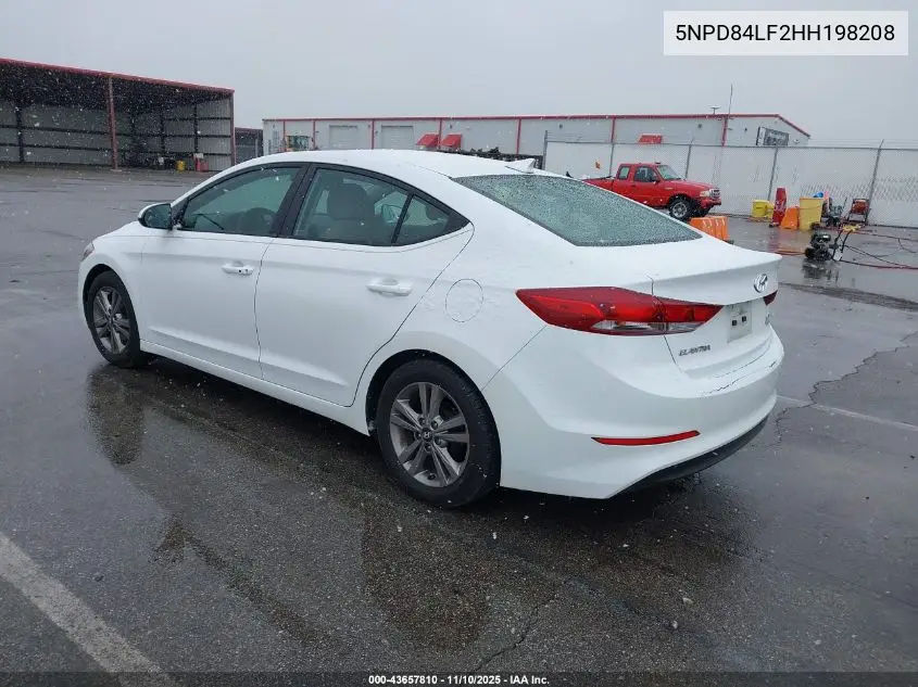 5NPD84LF2HH198208 2017 Hyundai Elantra Value Edition