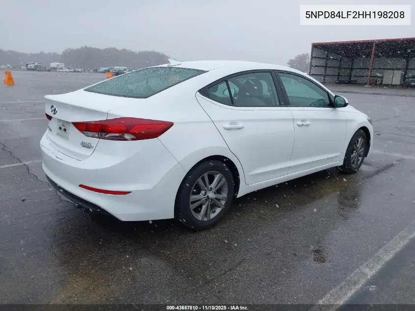 5NPD84LF2HH198208 2017 Hyundai Elantra Value Edition