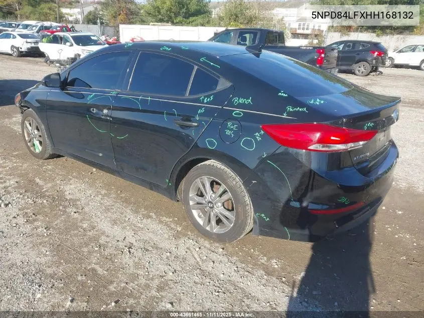 5NPD84LFXHH168132 2017 Hyundai Elantra Se