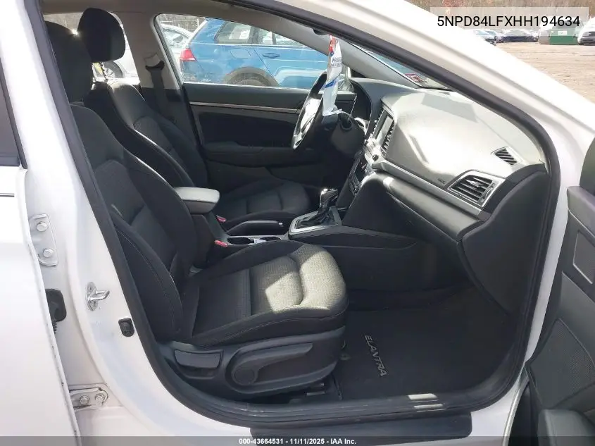 5NPD84LFXHH194634 2017 Hyundai Elantra Value Edition