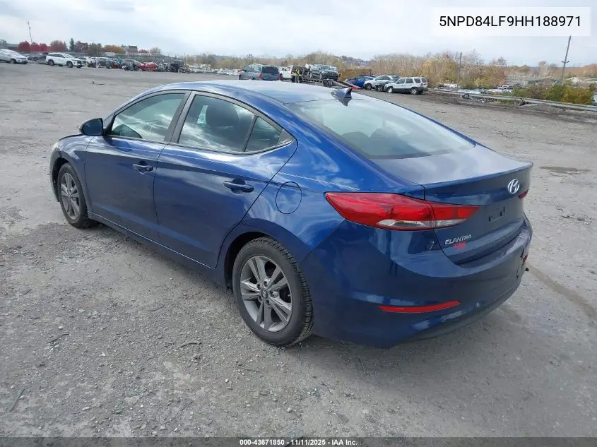 5NPD84LF9HH188971 2017 Hyundai Elantra Value Edition