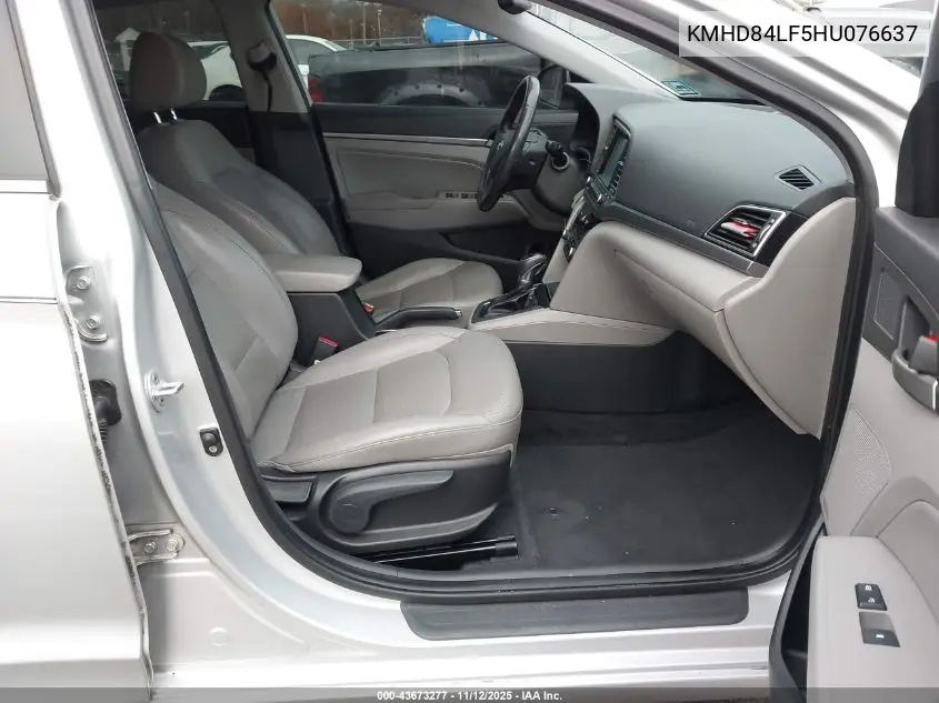 KMHD84LF5HU076637 2017 Hyundai Elantra Limited