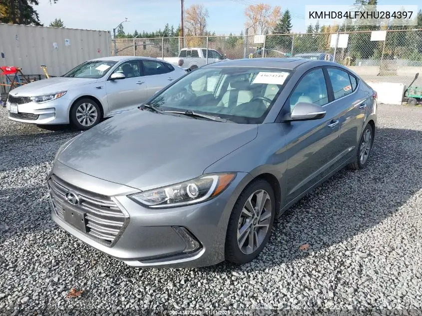 KMHD84LFXHU284397 2017 Hyundai Elantra Limited