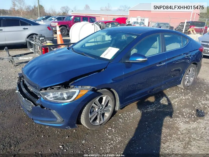 5NPD84LFXHH015475 2017 Hyundai Elantra Limited