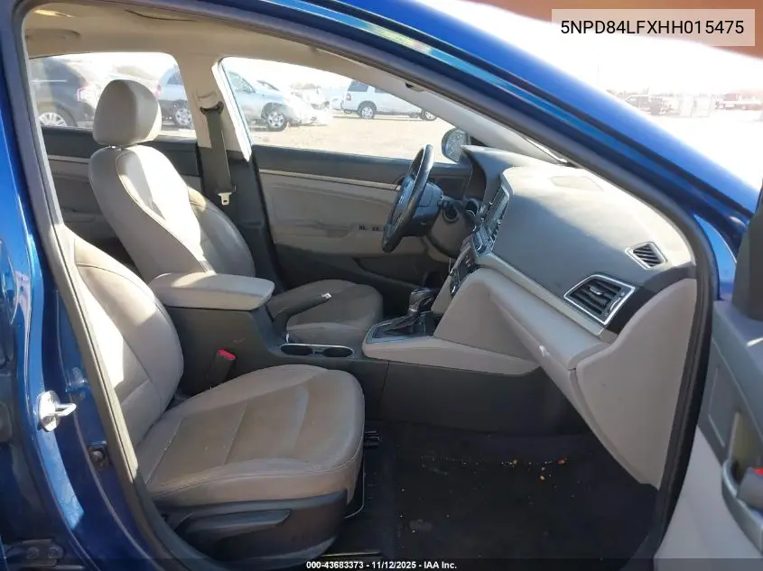 5NPD84LFXHH015475 2017 Hyundai Elantra Limited