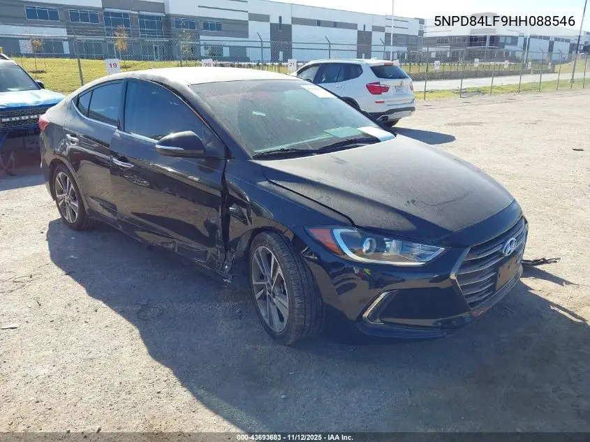 5NPD84LF9HH088546 2017 Hyundai Elantra Limited