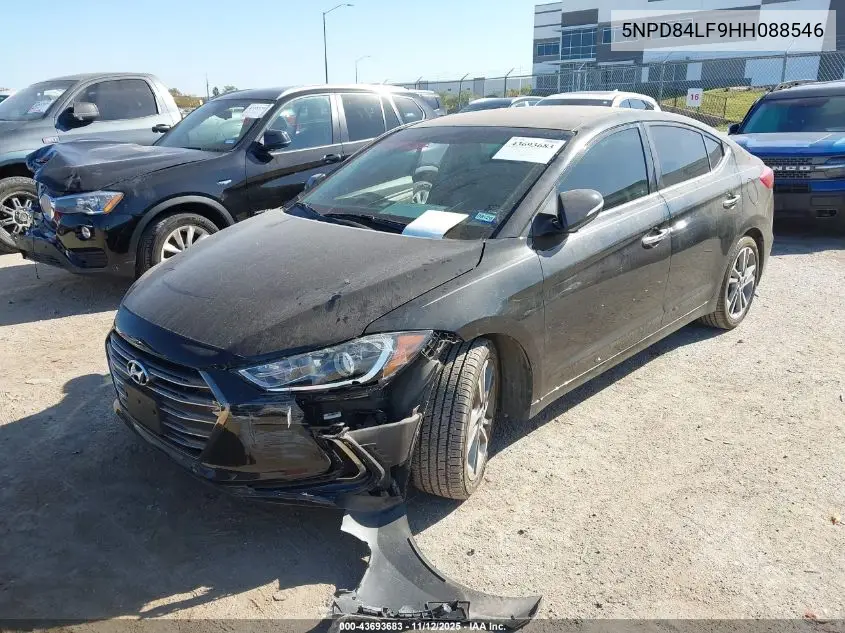 5NPD84LF9HH088546 2017 Hyundai Elantra Limited