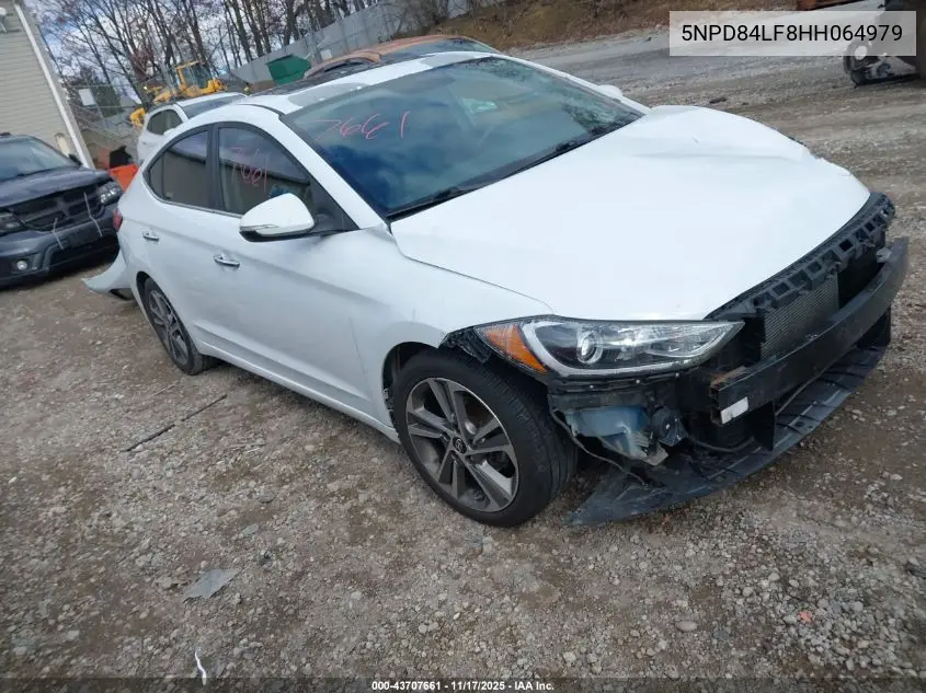 5NPD84LF8HH064979 2017 Hyundai Elantra Limited