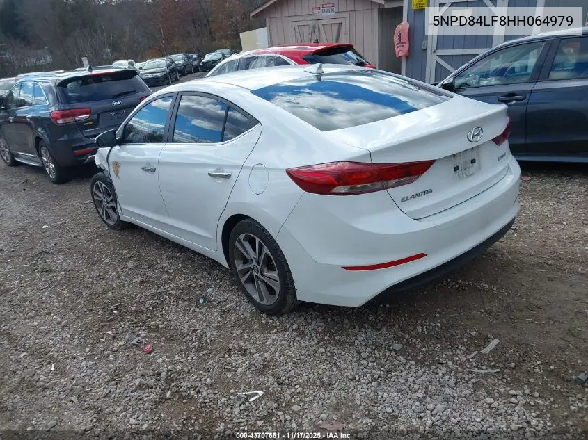5NPD84LF8HH064979 2017 Hyundai Elantra Limited