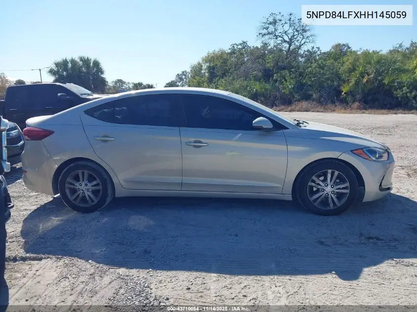 5NPD84LFXHH145059 2017 Hyundai Elantra Se