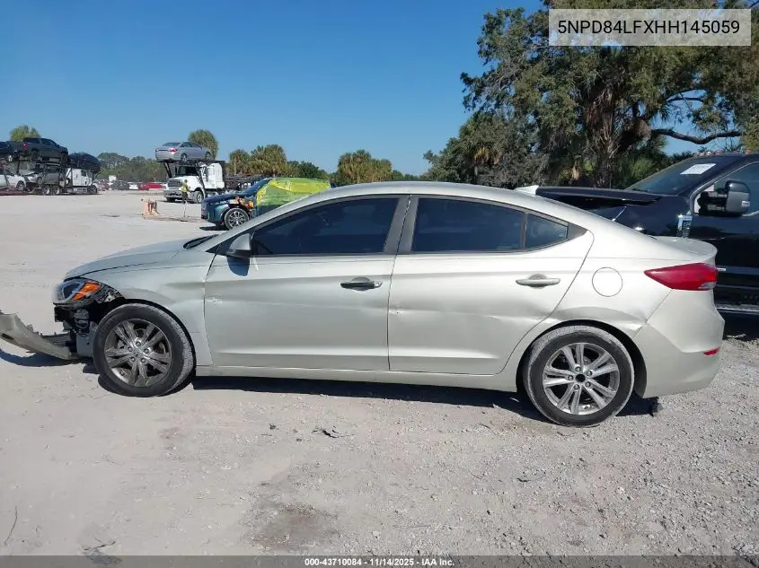 5NPD84LFXHH145059 2017 Hyundai Elantra Se