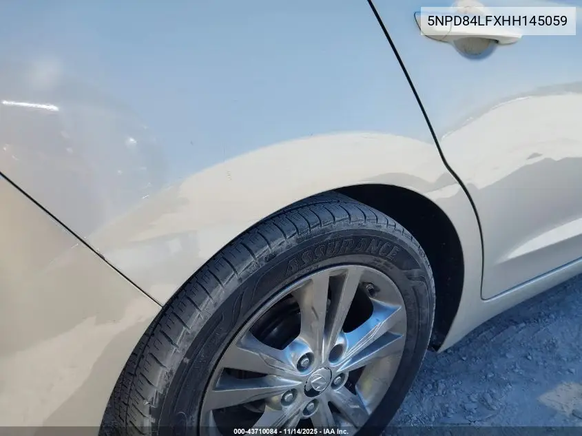 5NPD84LFXHH145059 2017 Hyundai Elantra Se