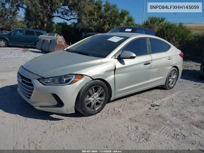 5NPD84LFXHH145059 2017 Hyundai Elantra Se