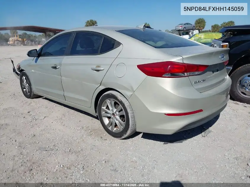 5NPD84LFXHH145059 2017 Hyundai Elantra Se