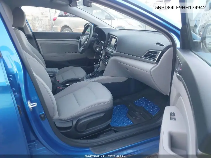 5NPD84LF9HH174942 2017 Hyundai Elantra Se