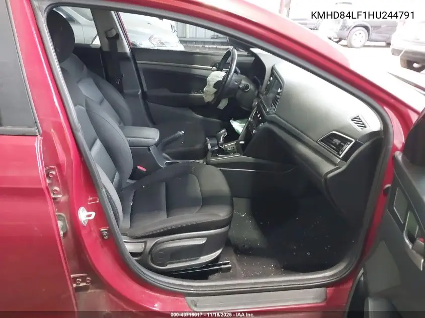 KMHD84LF1HU244791 2017 Hyundai Elantra Value Edition