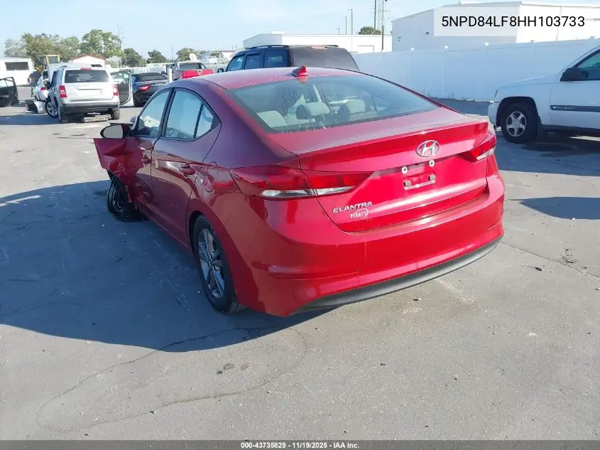 5NPD84LF8HH103733 2017 Hyundai Elantra Se