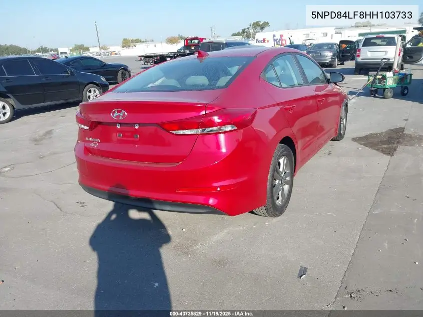 5NPD84LF8HH103733 2017 Hyundai Elantra Se