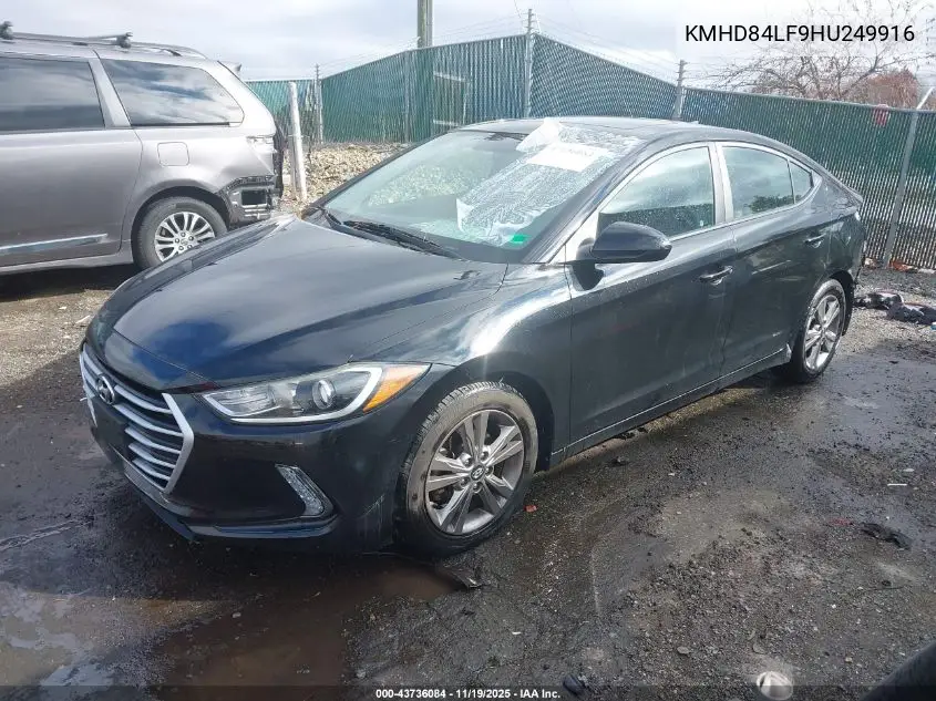 KMHD84LF9HU249916 2017 Hyundai Elantra Value Edition
