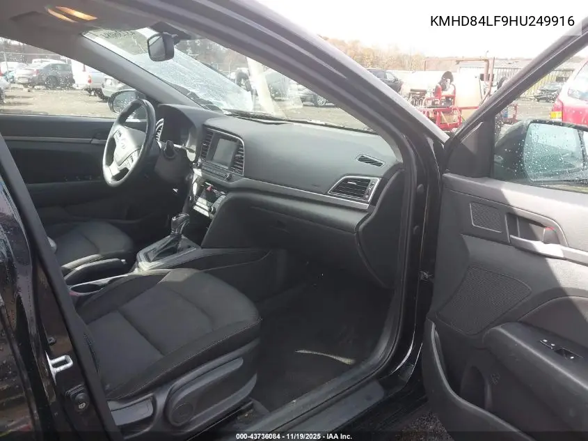 KMHD84LF9HU249916 2017 Hyundai Elantra Value Edition