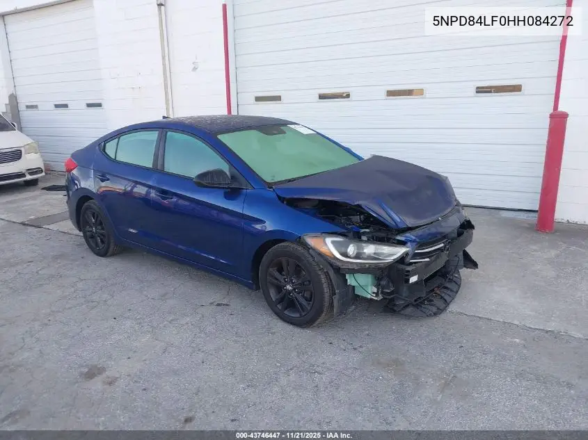 5NPD84LF0HH084272 2017 Hyundai Elantra Se