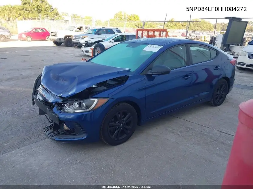 5NPD84LF0HH084272 2017 Hyundai Elantra Se
