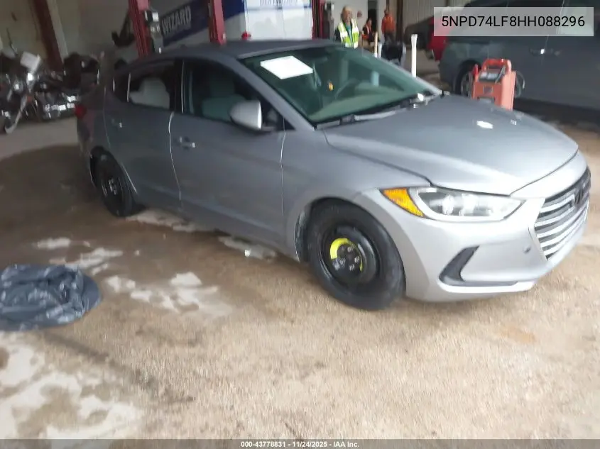 5NPD74LF8HH088296 2017 Hyundai Elantra Se
