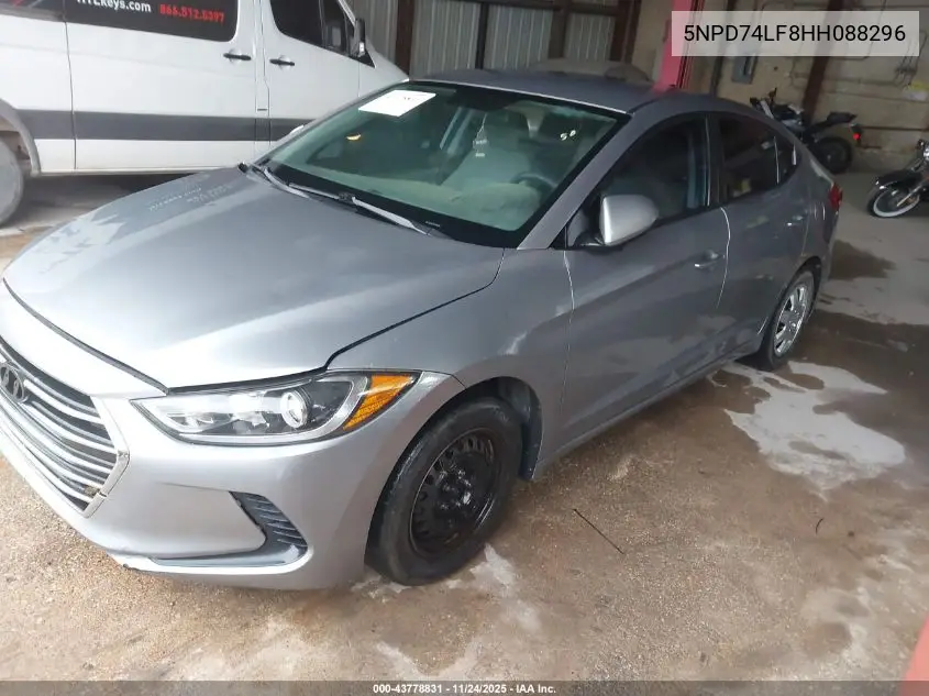 5NPD74LF8HH088296 2017 Hyundai Elantra Se