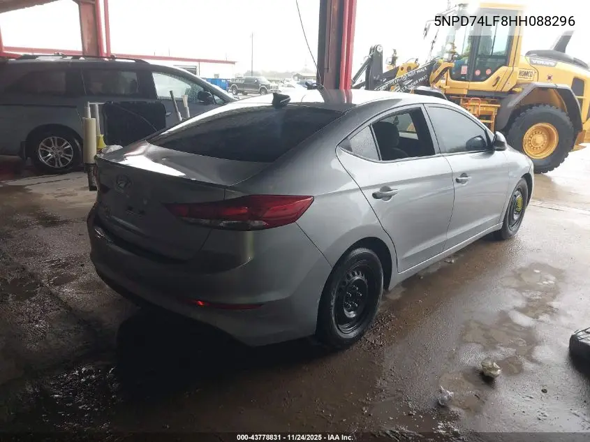 5NPD74LF8HH088296 2017 Hyundai Elantra Se
