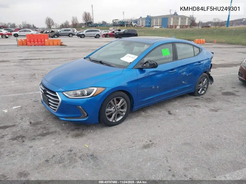 KMHD84LF5HU249301 2017 Hyundai Elantra Value Edition