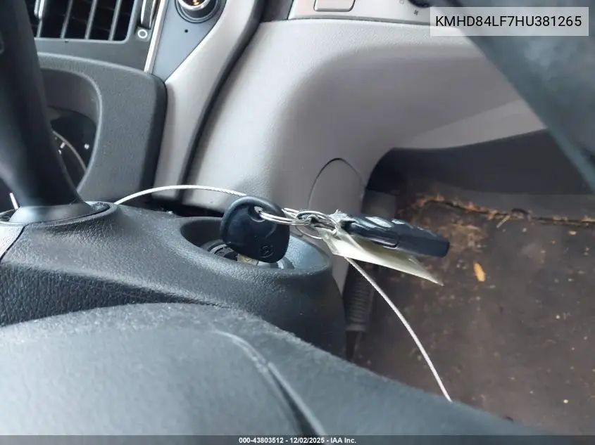 KMHD84LF7HU381265 2017 Hyundai Elantra Se